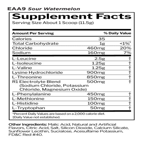 Rule 1 Essential Amino 9