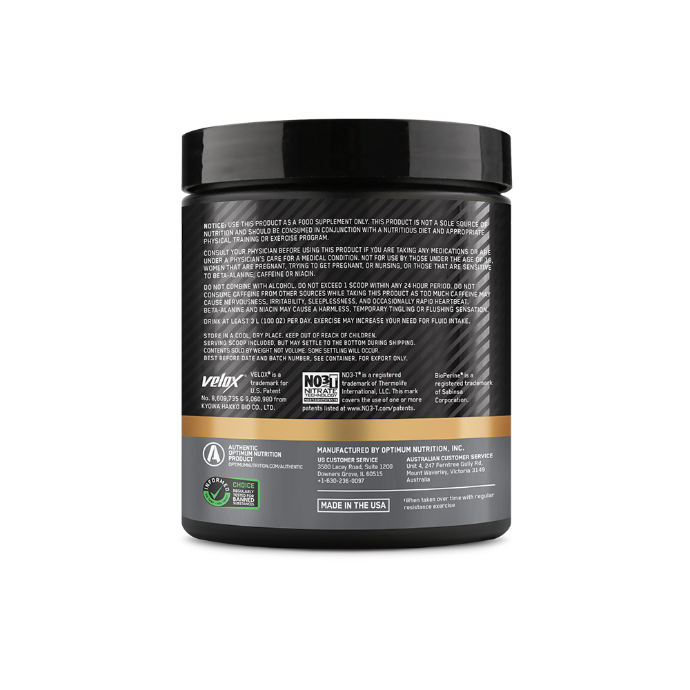 ON PERFORMANCE PRE WORKOUT