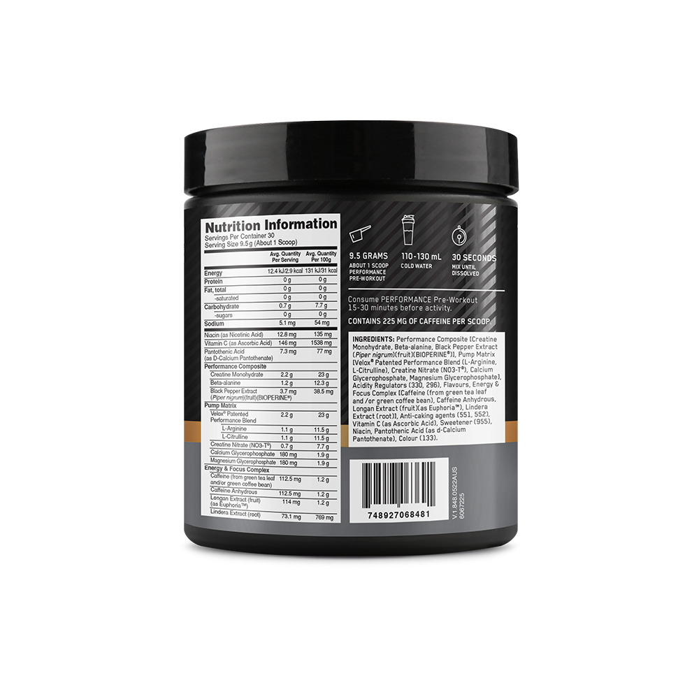 ON PERFORMANCE PRE WORKOUT
