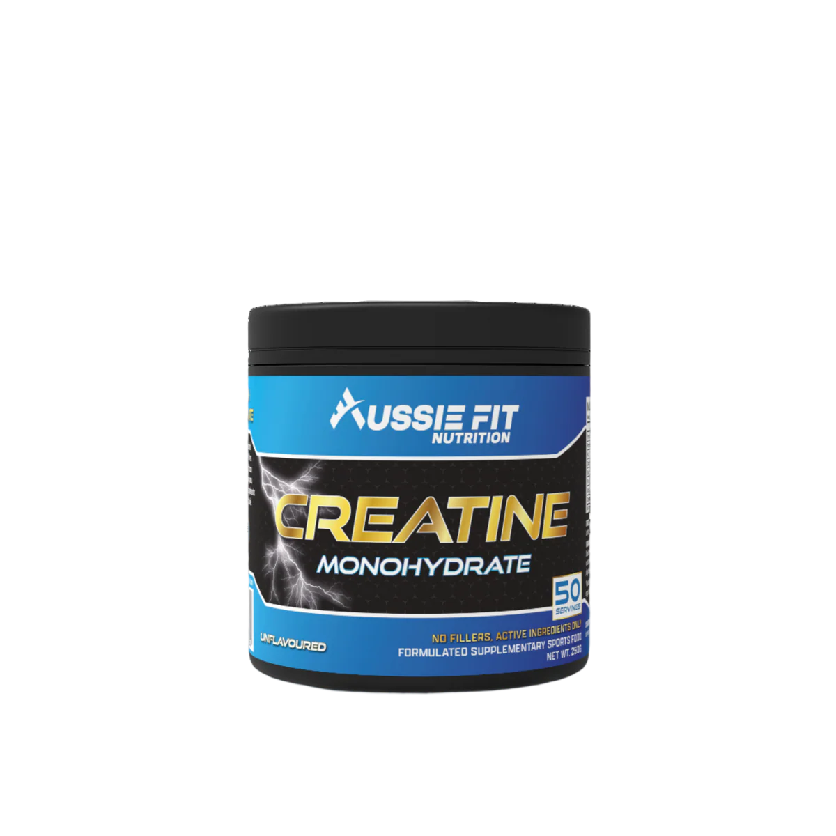 Aussie Fit 100% Pure CREATINE MONOHYDRATE 250g
