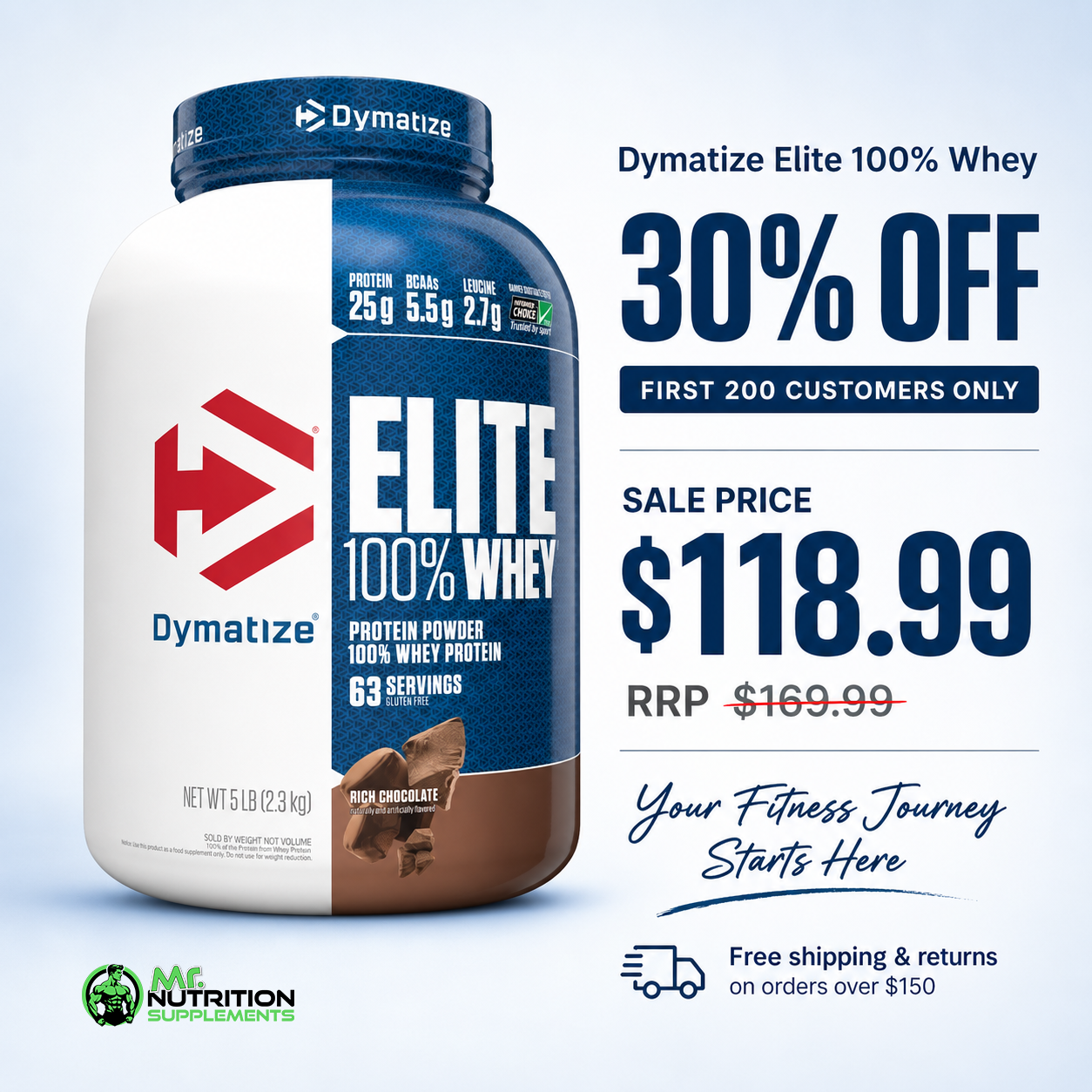 Dymatize Elite 100% Whey