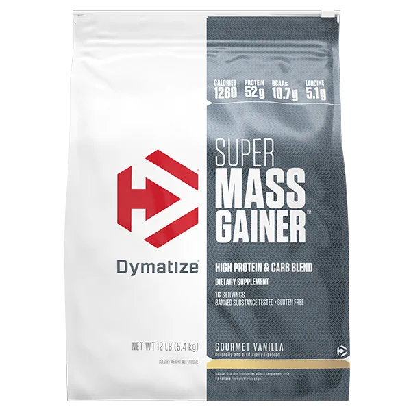 Dymatize Super Mass Gainer - Dymatize_SuperMassGainer_12lb_GourmetVanilla