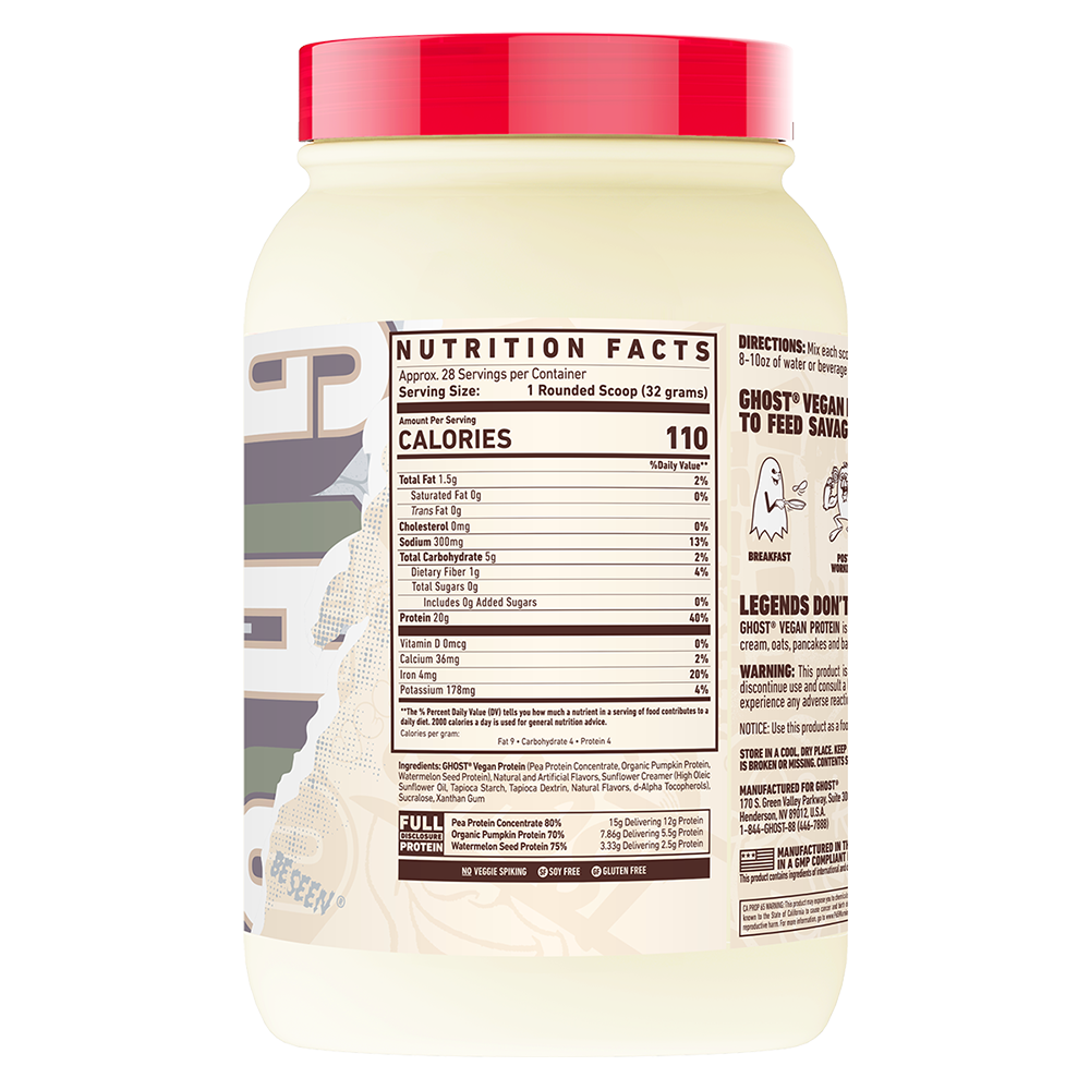 Ghost vegan protein