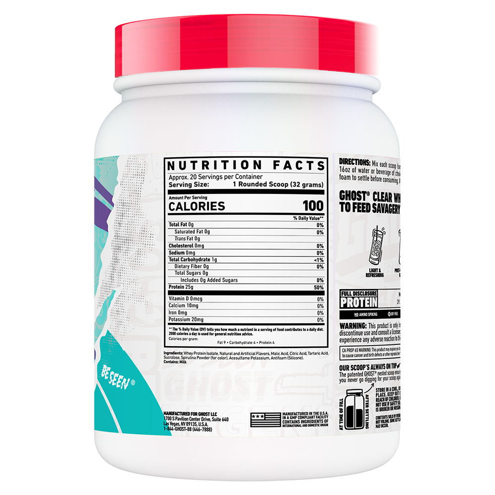 Ghost clear whey isolate