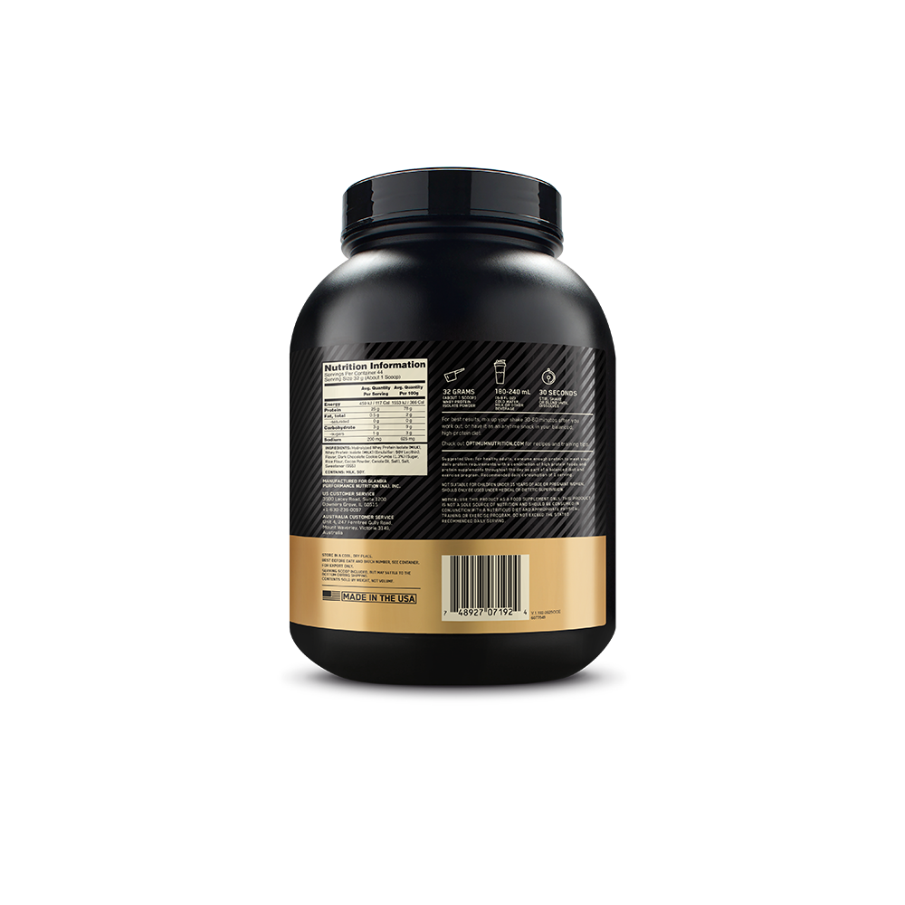 ON GOLD STANDARD 100% ISOLATE - 2.36KG (76 SERVE)