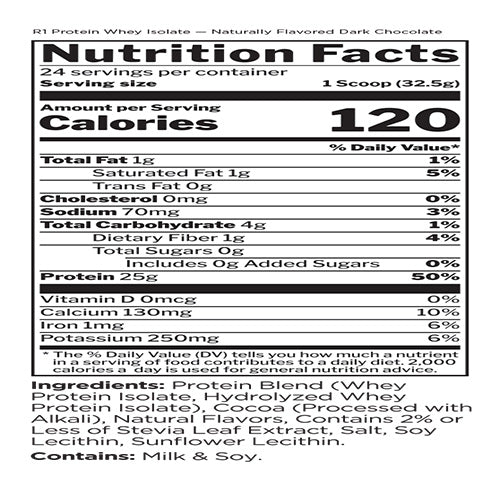 Rule 1 Natural Whey Isolate