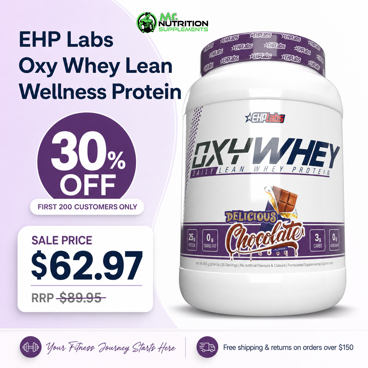 EHP Labs Oxy Whey Lean Wellness Protein