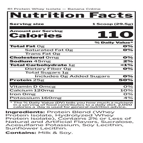 Rule 1 Whey Isolate - 5 LB