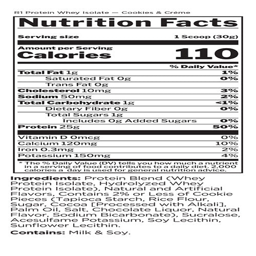 Rule 1 Whey Isolate - 5 LB