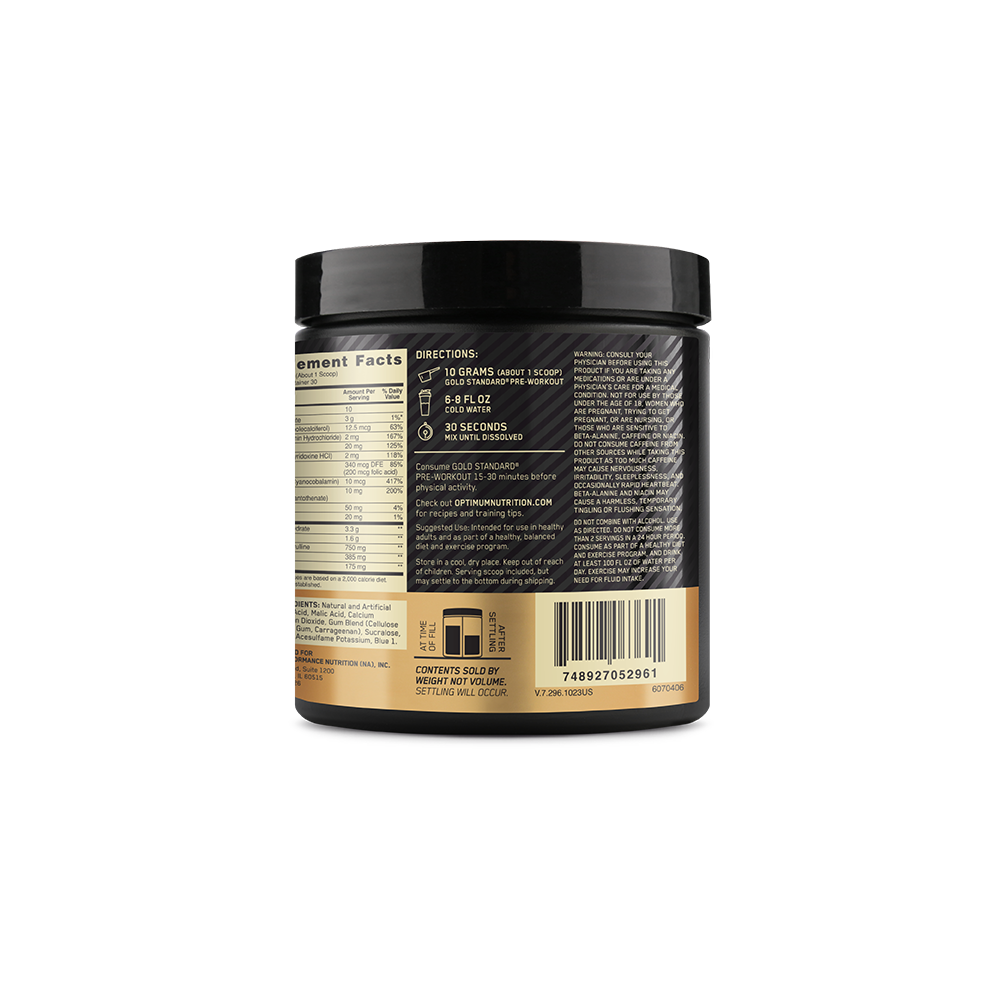 ON GOLD STANDARD PRE WORKOUT