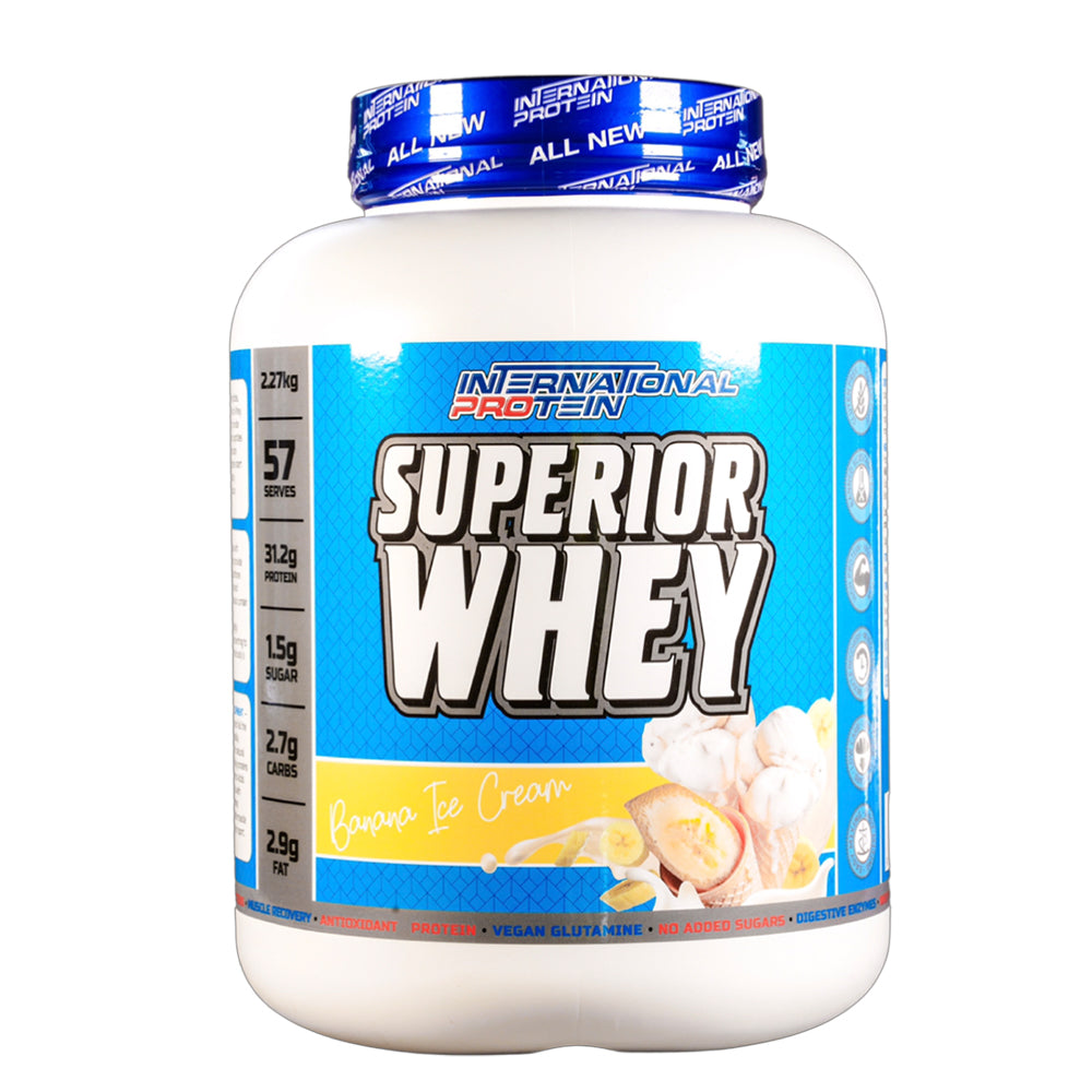INTERNATIONAL PROTEIN SUPERIOR WHEY - 2.27KG