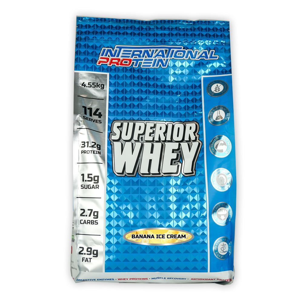 INTERNATIONAL PROTEIN SUPERIOR WHEY - 4.55KG