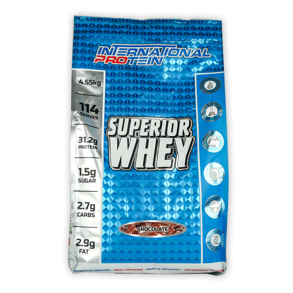 INTERNATIONAL PROTEIN SUPERIOR WHEY - 4.55KG