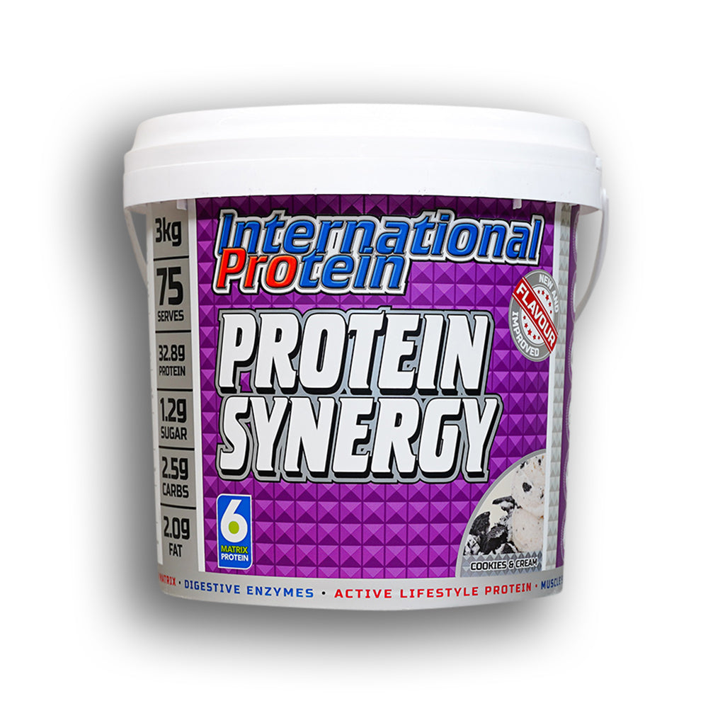 INTERNATIONAL PROTEIN	- PROTEIN SYNERGY - 3KG