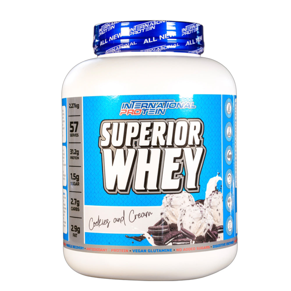 INTERNATIONAL PROTEIN SUPERIOR WHEY - 2.27KG