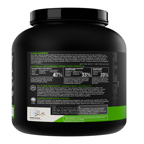 Rule 1 Mass Gainer