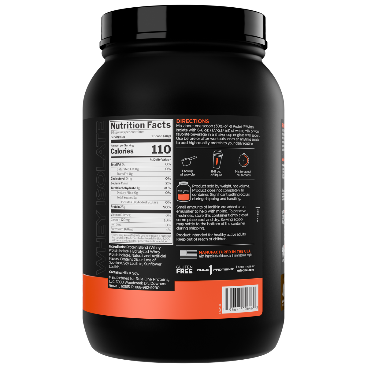 Rule 1 Whey Isolate - 1.5