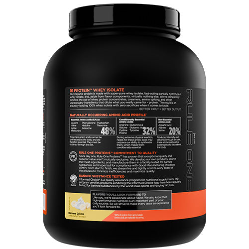 Rule 1 Whey Isolate - 5 LB