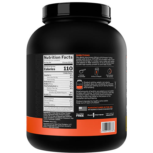 Rule 1 Whey Isolate - 5 LB
