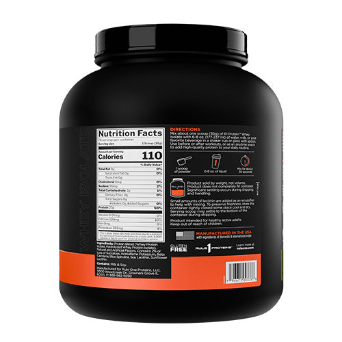 Rule 1 Whey Isolate - 5 LB