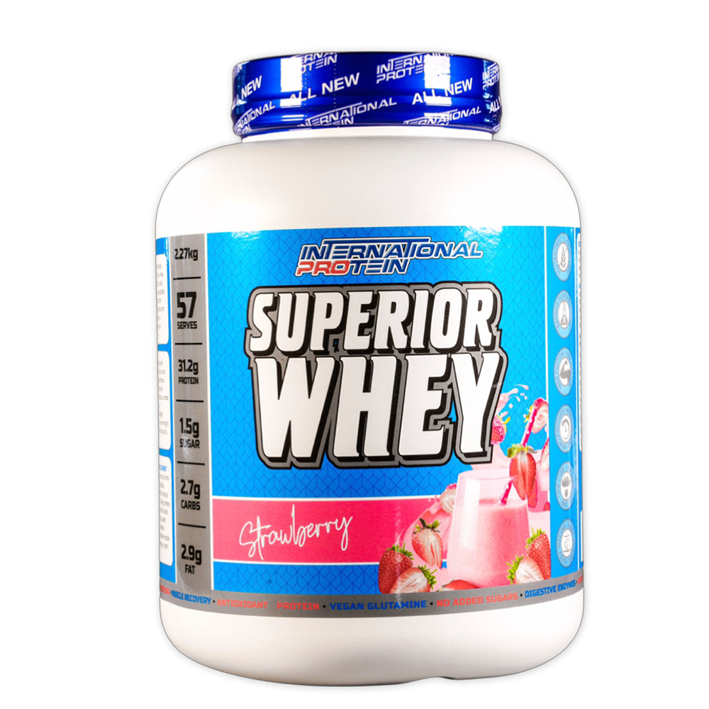 INTERNATIONAL PROTEIN SUPERIOR WHEY - 2.27KG