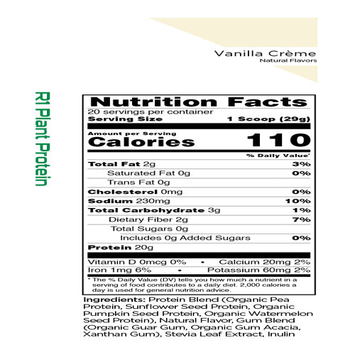 Rule 1 Plant Protein
