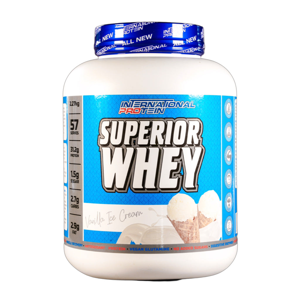 INTERNATIONAL PROTEIN SUPERIOR WHEY - 2.27KG